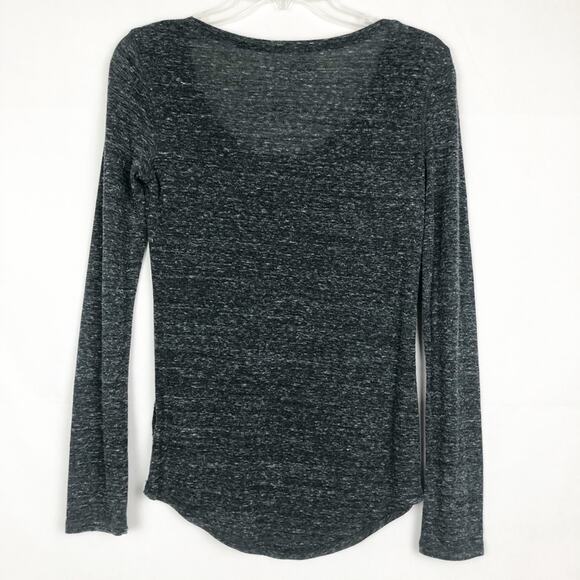 Mudd Space-Dye Long Sleeve Top Size Small - Picture 5 of 9